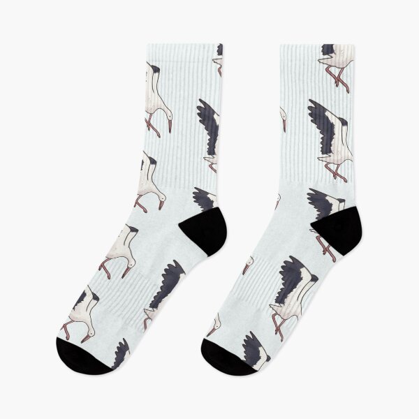 Item preview, Beautiful White stork illustration  designed and sold by Artofmayara.