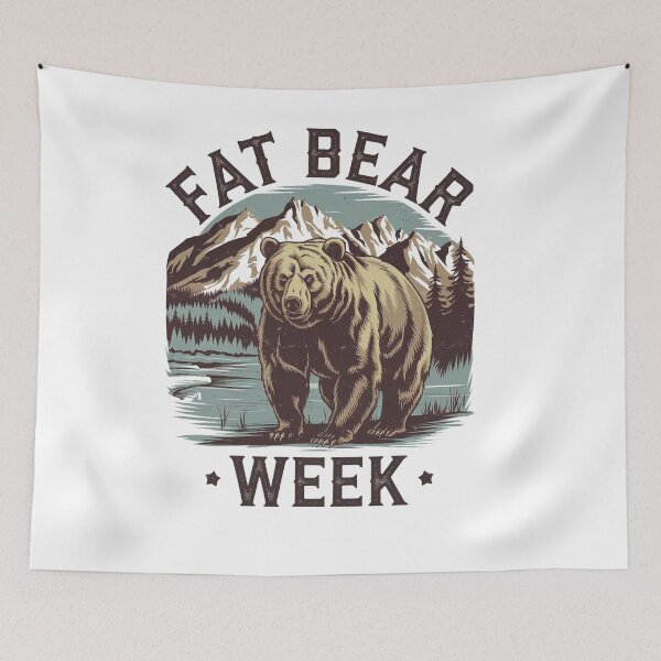 Item preview, Fat Bear Week: Mountain Adventure designed and sold by benjyjump.