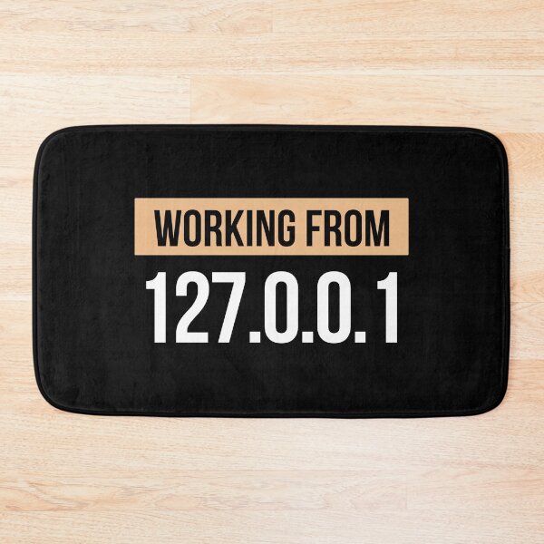 Item preview, Working from 127.0.0.1 Home | Work from Home Funny Outfit For Tech Geek Programmer designed and sold by jensbyorlando.