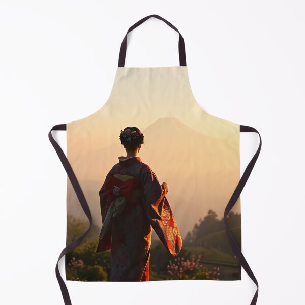 Item preview, Geisha looking into the distance towards Mount Fuji designed and sold by MoodyFrames.
