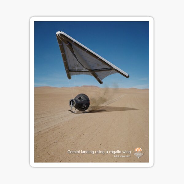 Gemini Rogallo concept Sticker