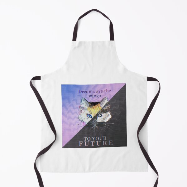Item preview, Cat and Dragonfly Dreams are wings to your future - goth alternative  designed and sold by Confussable.