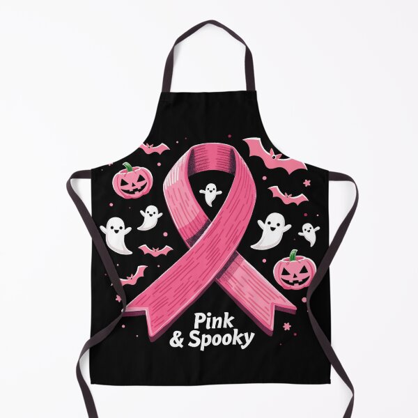Item preview, Pink and Spooky Halloween Breast Cancer Awareness Ghosts designed and sold by belarb.