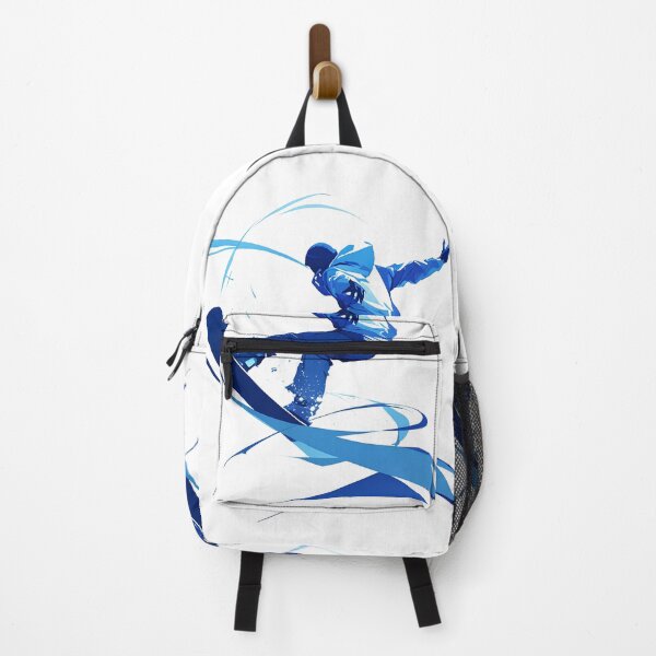 Item preview, Dynamic Snowboard Spin - Minimalist Winter Sports Art designed and sold by Windy-market.