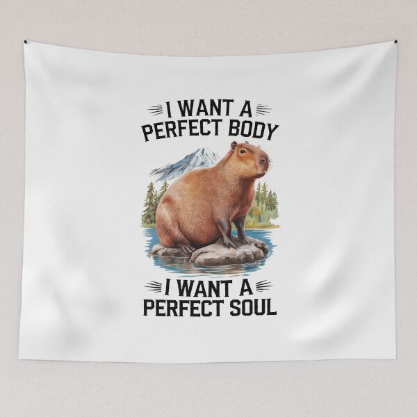 Item preview, I WANT A PERFECT BODY, I WANT A PERFECT SOUL designed and sold by Buntrockstore.