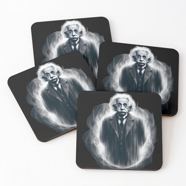 Item preview,  Einstein Portrait with Ethereal Aura designed and sold by IllumeInk.
