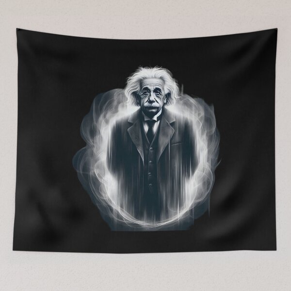 Item preview,  Einstein Portrait with Ethereal Aura designed and sold by IllumeInk.
