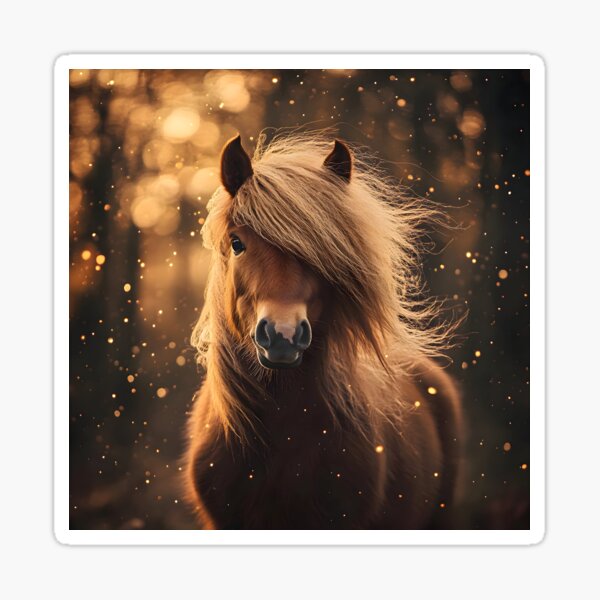 Item preview, Mystical Grace: Shetland Pony in Splendor designed and sold by AI-Only Creations.