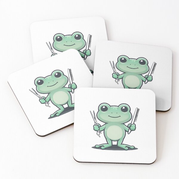 Item preview, A Cute Barber Frog designed and sold by DWorriBHappi.