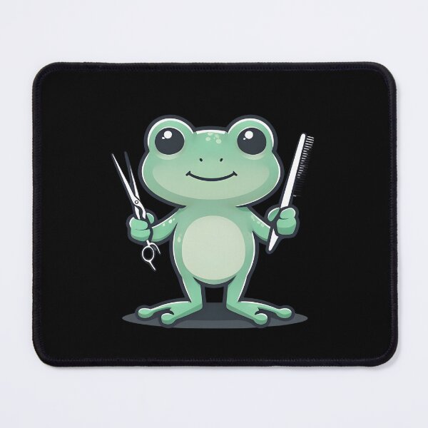 Item preview, A Cute Barber Frog designed and sold by DWorriBHappi.
