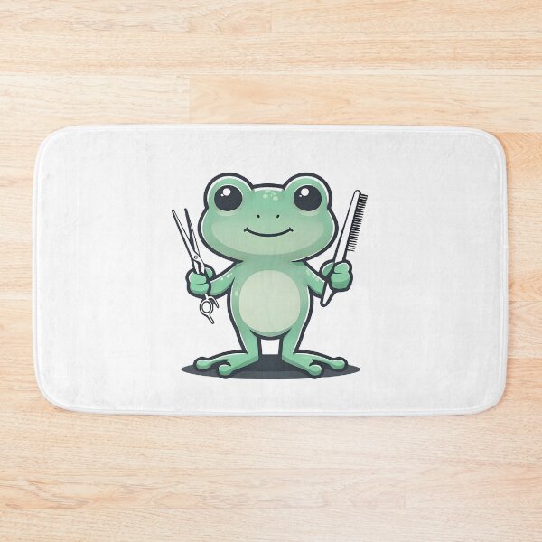 Item preview, A Cute Barber Frog designed and sold by DWorriBHappi.