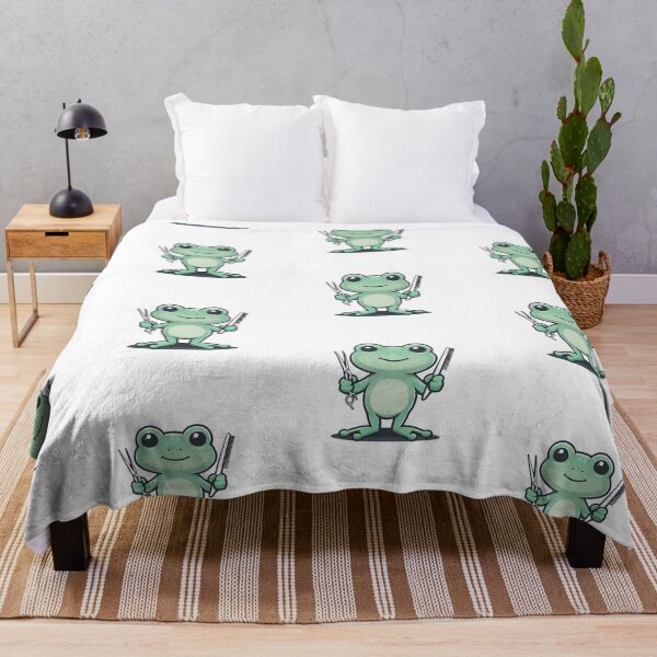 Item preview, A Cute Barber Frog designed and sold by DWorriBHappi.