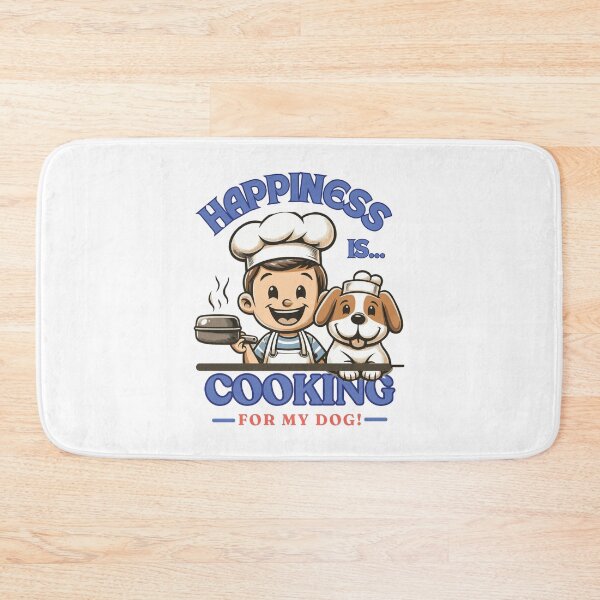 Item preview, Happiness is Cooking for My Dog Design designed and sold by Woof-Worthy-ART.