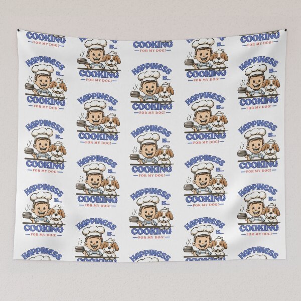 Item preview, Happiness is Cooking for My Dog Design designed and sold by Woof-Worthy-ART.