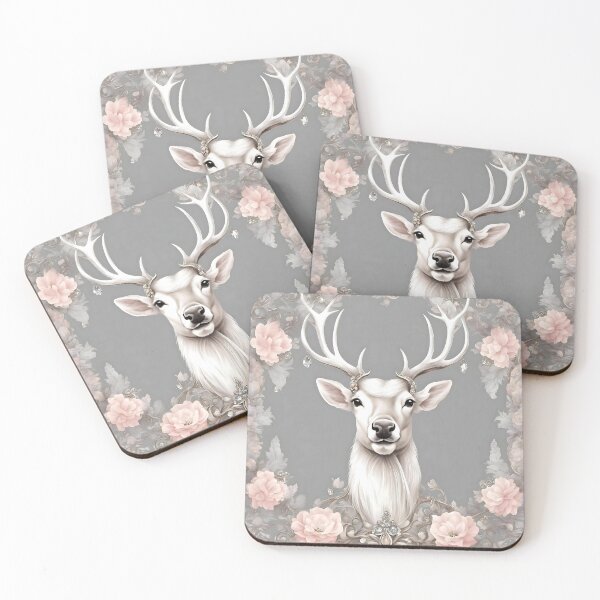Item preview, Royal Reindeer in Baroque , Reindeer Baroque Winter Wonderland designed and sold by No11DigitalArt.