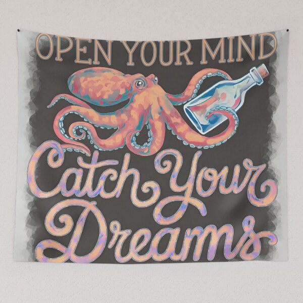 Item preview, Catch the dream octopus-02 designed and sold by RelaxingAMC.
