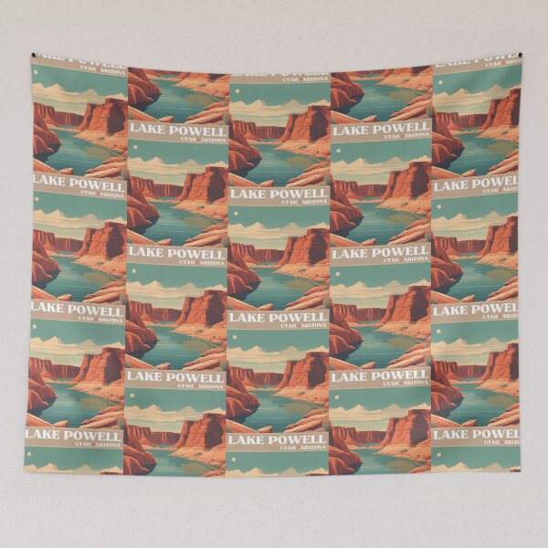 Item preview, Vintage Lake Powell Utah Arizona designed and sold by FarmOfCuties.
