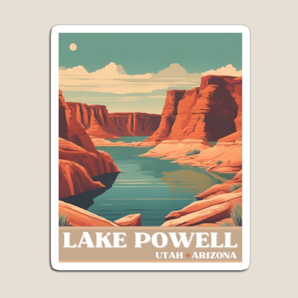 Item preview, Vintage Lake Powell Utah Arizona designed and sold by FarmOfCuties.