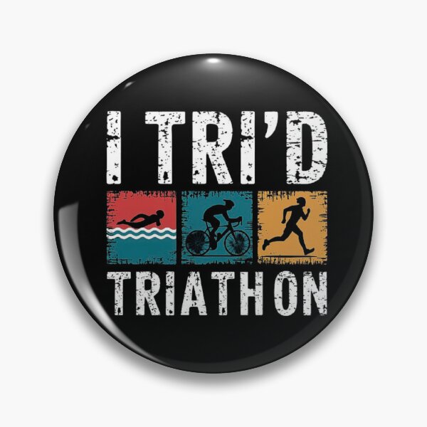 Item preview, Triathlon Sports Icons with Vintage Design designed and sold by love3617.