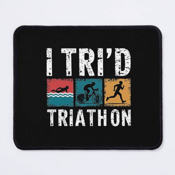 Item preview, Triathlon Sports Icons with Vintage Design designed and sold by love3617.