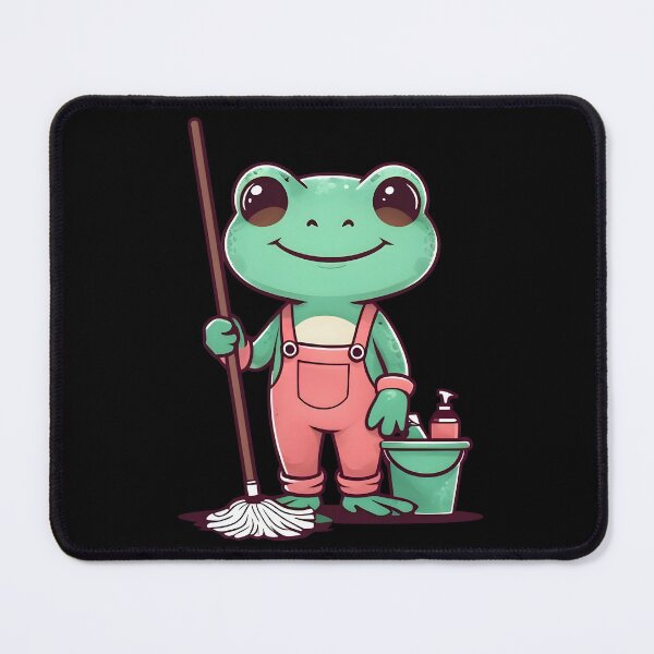 Item preview, A Cute Cleaner Frog designed and sold by DWorriBHappi.