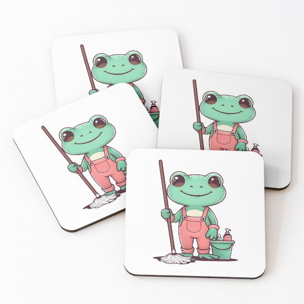 Item preview, A Cute Cleaner Frog designed and sold by DWorriBHappi.