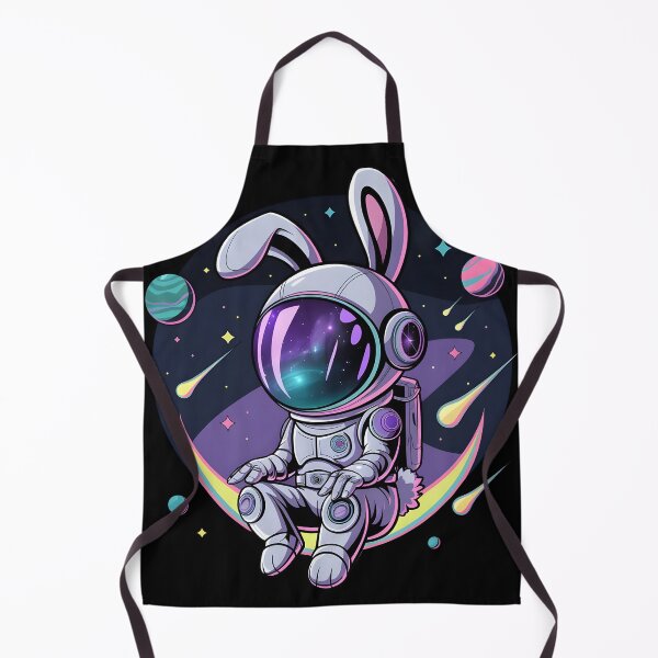 Item preview, Astronaut cosmic voyager bunny designed and sold by ArtbySameer.
