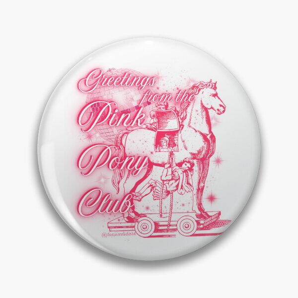 Item preview, pink pony trojan horse (with sparkles!) designed and sold by funsizedshark.