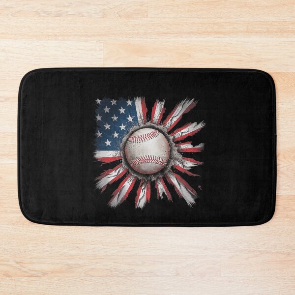 Item preview, Baseball Explosion with American Flag Background designed and sold by love3617.