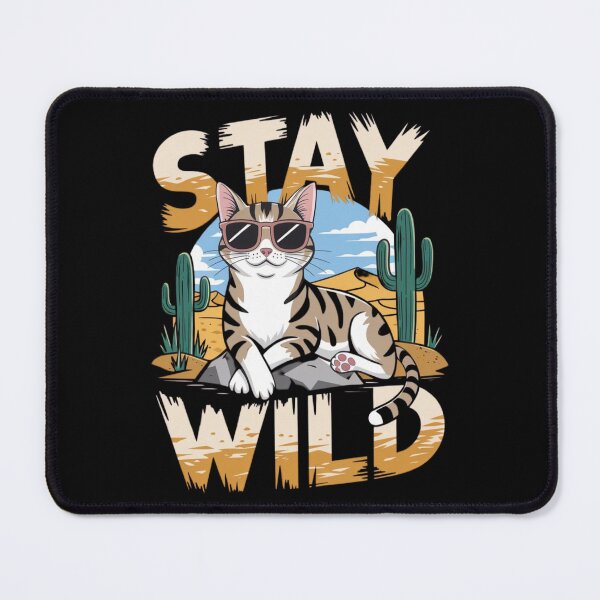 Item preview, Stay Wild Manul - Pallas's Cat in Sunglasses designed and sold by Diamaber.