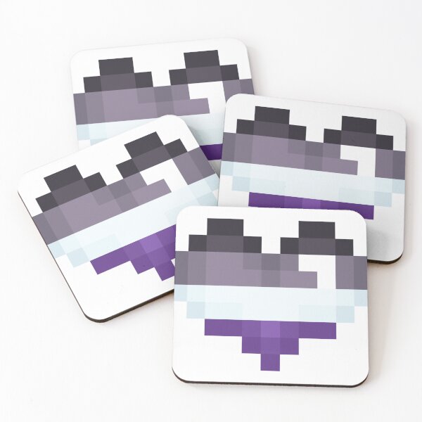 Item preview, Asexual pixel heart  designed and sold by ghouIia.