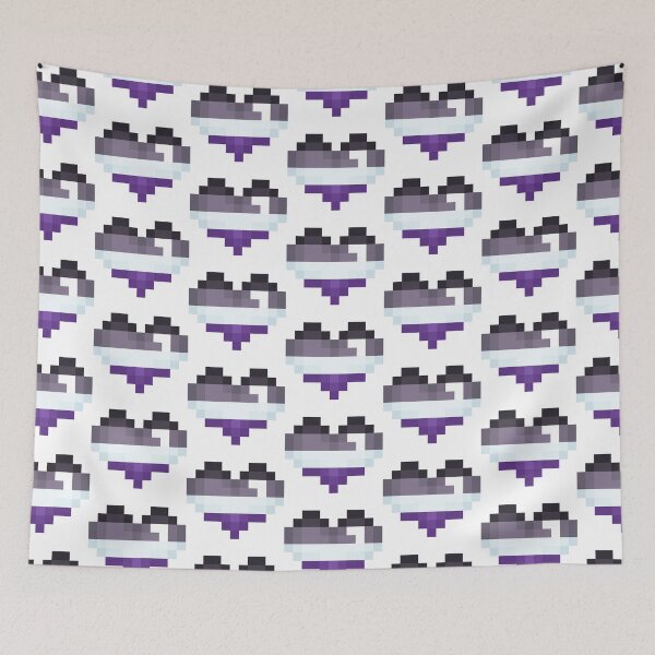 Item preview, Asexual pixel heart  designed and sold by ghouIia.