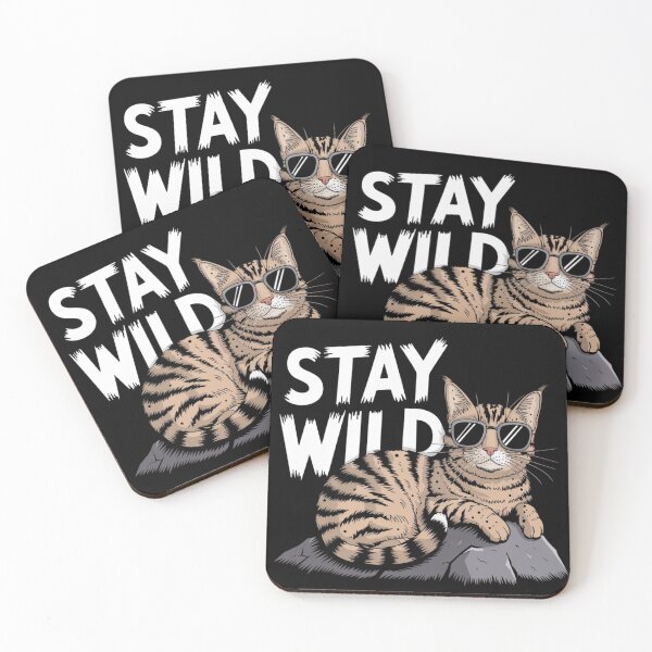 Item preview, Stay Wild Manul - Pallas's Cat in Sunglasses designed and sold by Diamaber.