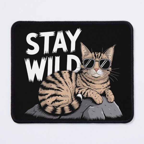 Item preview, Stay Wild Manul - Pallas's Cat in Sunglasses designed and sold by Diamaber.