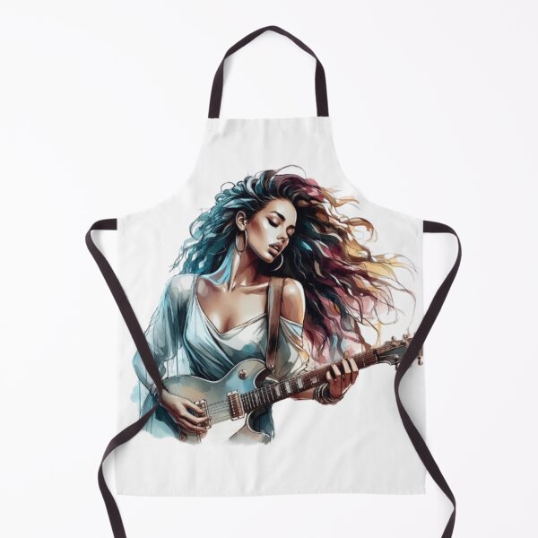 Item preview, “Electric Harmonies: The Guitarist and his Bewitching Riffs” designed and sold by CHRIST5000.