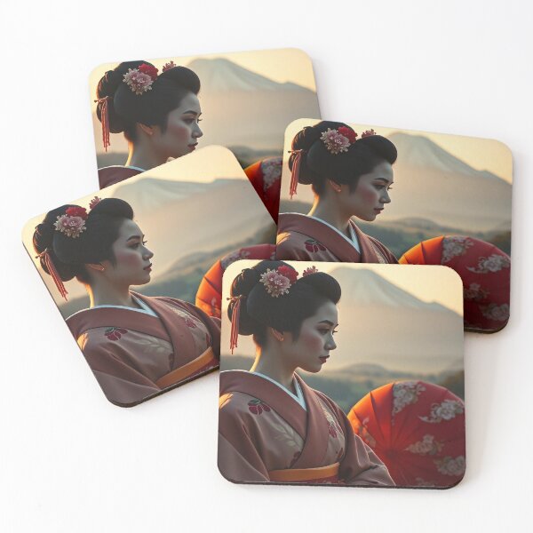 Item preview, Pensive Geisha - 3 designed and sold by MoodyFrames.