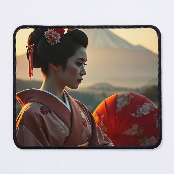 Item preview, Pensive Geisha - 3 designed and sold by MoodyFrames.