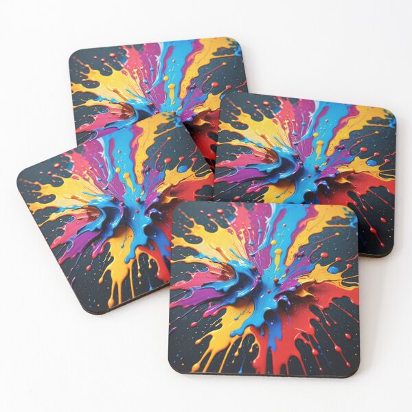 Item preview, Vibrant Bursting Ink 14 designed and sold by Alatreon-Paint.