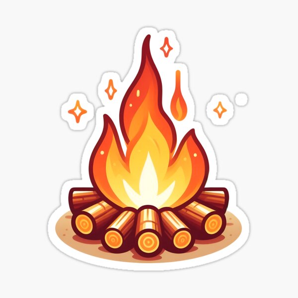 Item preview, burning camp fire designed and sold by svarupa.