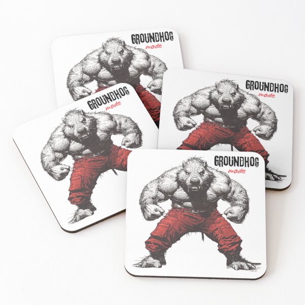 Item preview, Muscular Marmot - Powerful Illustration designed and sold by Fab-Haven.