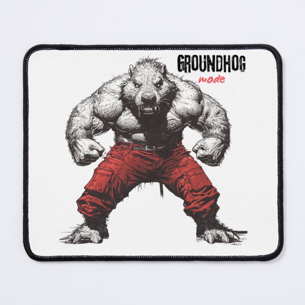 Item preview, Muscular Marmot - Powerful Illustration designed and sold by Fab-Haven.