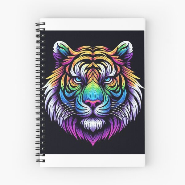 Item preview, RAINBOW GRADIENT TIGER designed and sold by DigitalShop2024.