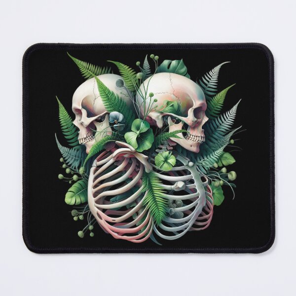 Item preview,  Botanical Skull Fusion Art designed and sold by IllumeInk.