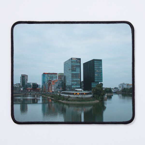 Item preview, Evening atmosphere in the Media Harbour designed and sold by rhosbahu.