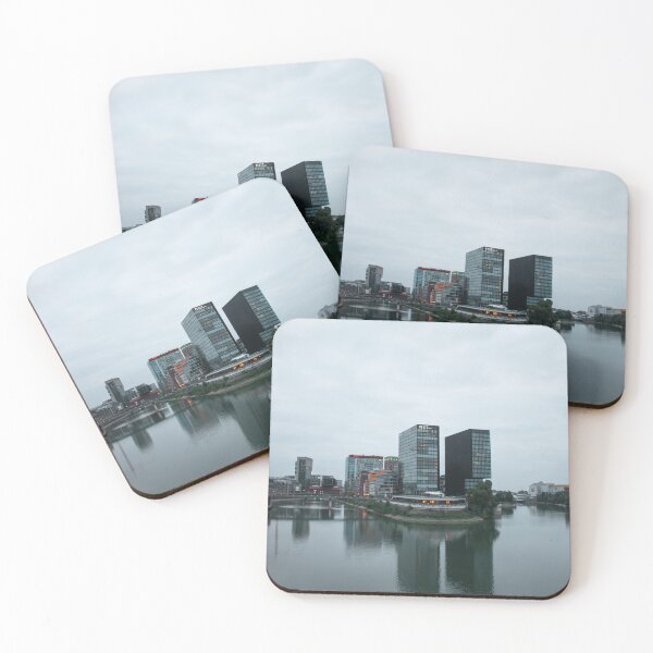 Item preview, Silent reflections in the Media Harbour designed and sold by rhosbahu.