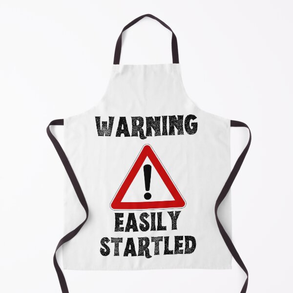Item preview, Warning: Easily Startled, Funny warning  designed and sold by Hotshots Design.