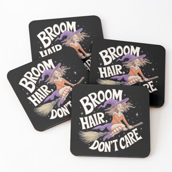 Item preview, Broom Hair Don’t Care – Witch on Broomstick designed and sold by love3617.