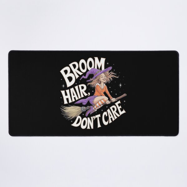 Item preview, Broom Hair Don’t Care – Witch on Broomstick designed and sold by love3617.