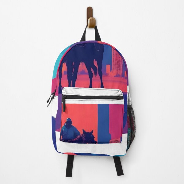 Item preview, modern abstract horse man designed and sold by islamicwallart.