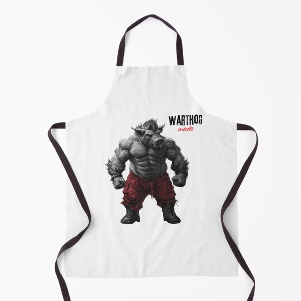 Item preview, Muscular Warthog - Fierce Illustration designed and sold by Fab-Haven.